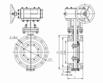 D343W-16P法兰式蝶阀