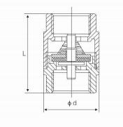 黄铜立式止回阀