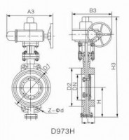 D3/6/73对夹式金属硬密封蝶阀