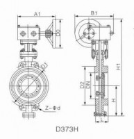 D3/6/73对夹式金属硬密封蝶阀