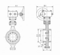 D363H/Y对焊式蝶阀